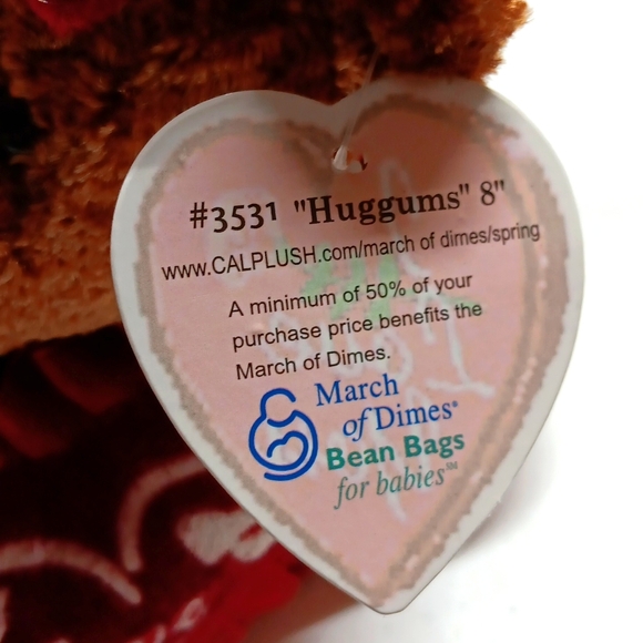 Calplush March of Dimes Bean Bags for Babies - Picture 3 of 6